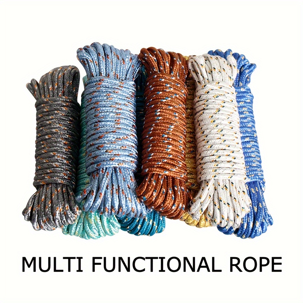 PARAS SALLS Cloth Drying Rope with Hooks Rope for Drying Clothes Hanging  Rope with 12 Clips