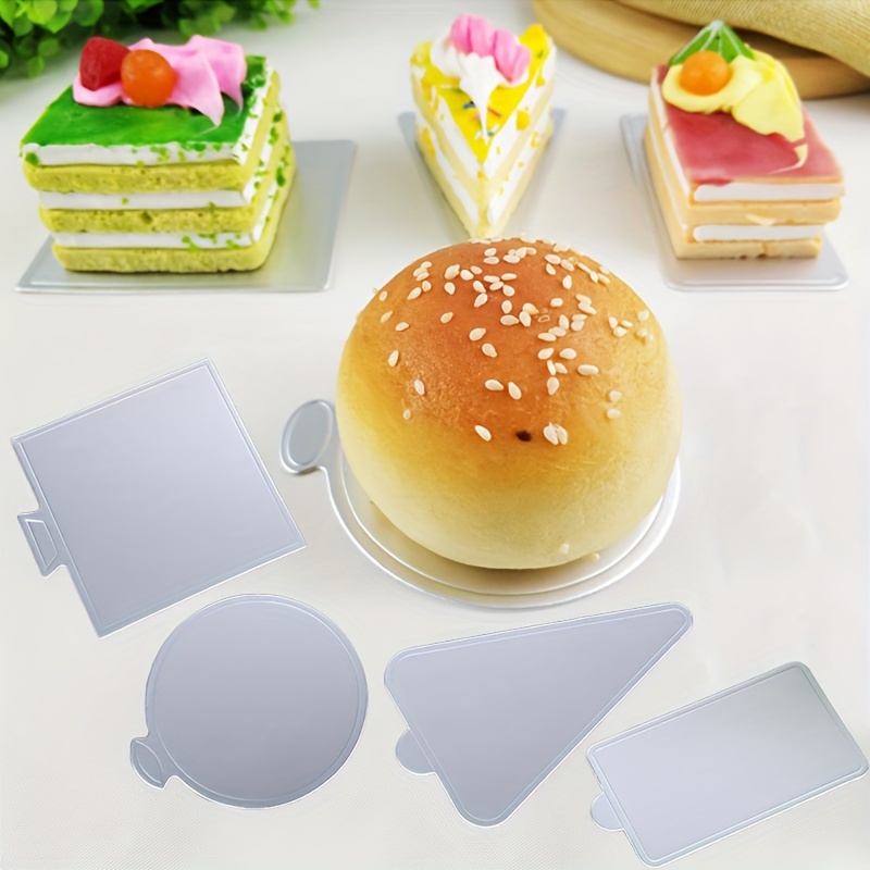 Silvery Cake Boards Cake Circles Cake Base Cardboard Grease - Temu