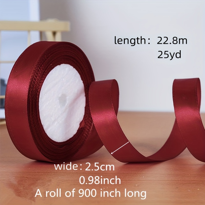 Satin Ribbon, W: 38 mm, cream, 50 m/ 1 roll