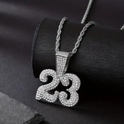 NBA Youngboy 18k Gold/white Gold CZ Diamond Hiphop Iced Pendant/chain 