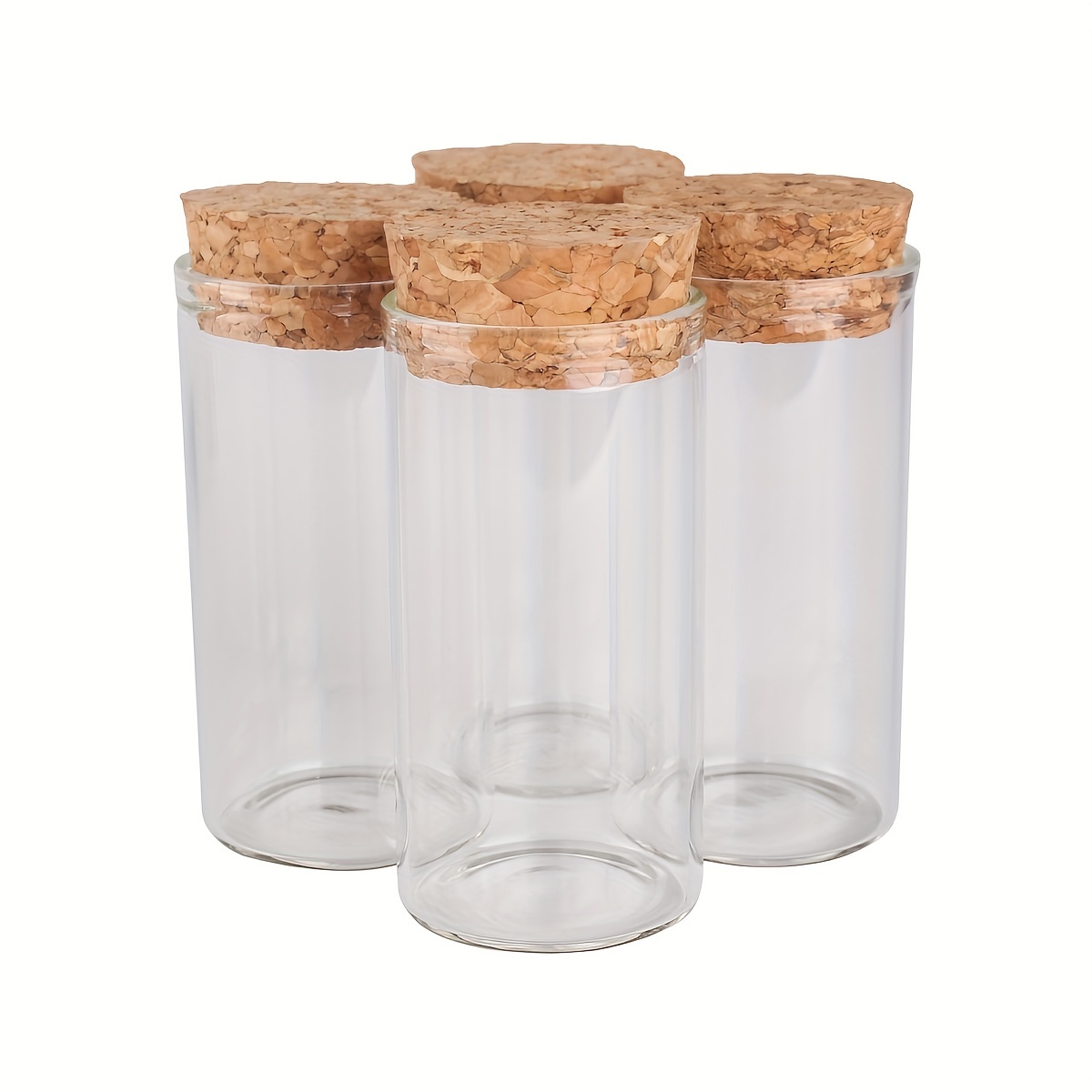 Venta al por mayor de 0.4 fl oz mini botellas de vidrio transparente con  tapón de corcho Borrar regalo de deseos botellas de tubo de prueba frascos