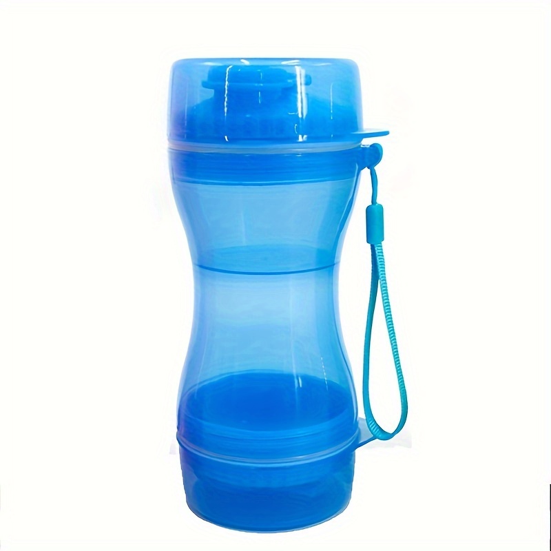 Acquista Bottiglia d'acqua portatile per cani 2 in 1 con cibo per