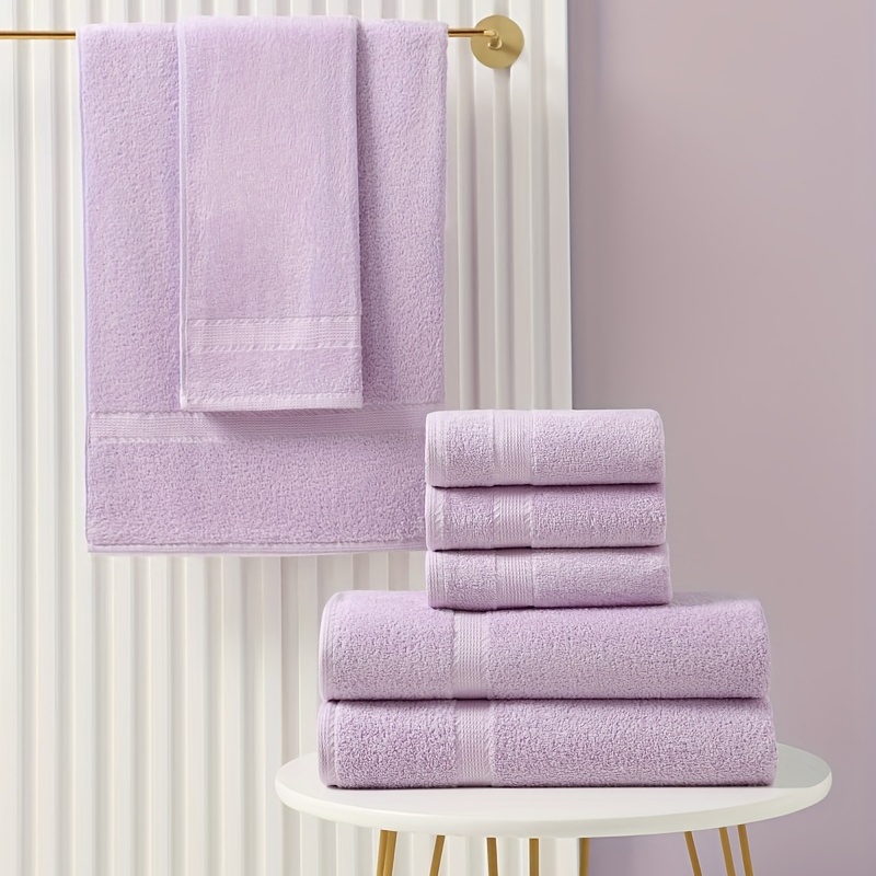 3pcs Soft and Absorbent Bamboo Fiber Bath Towel and Hand Towel Set for Adults and Children - Includes 1 Bath Towel and 2 Hand Towels - Perfect for Bathroom Decor and Comfort