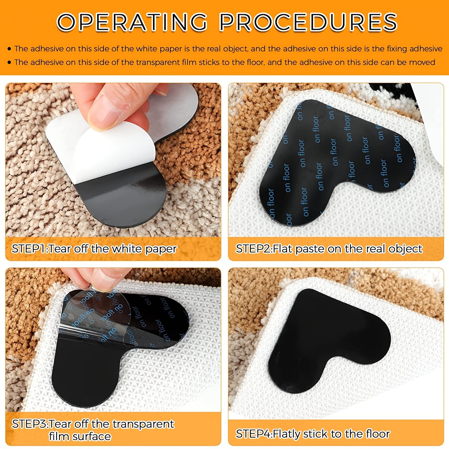 Double-sided Non-slip Rug Pads: Keep Your Rugs Securely In On Hardwood  Floors & Tiles! - Temu