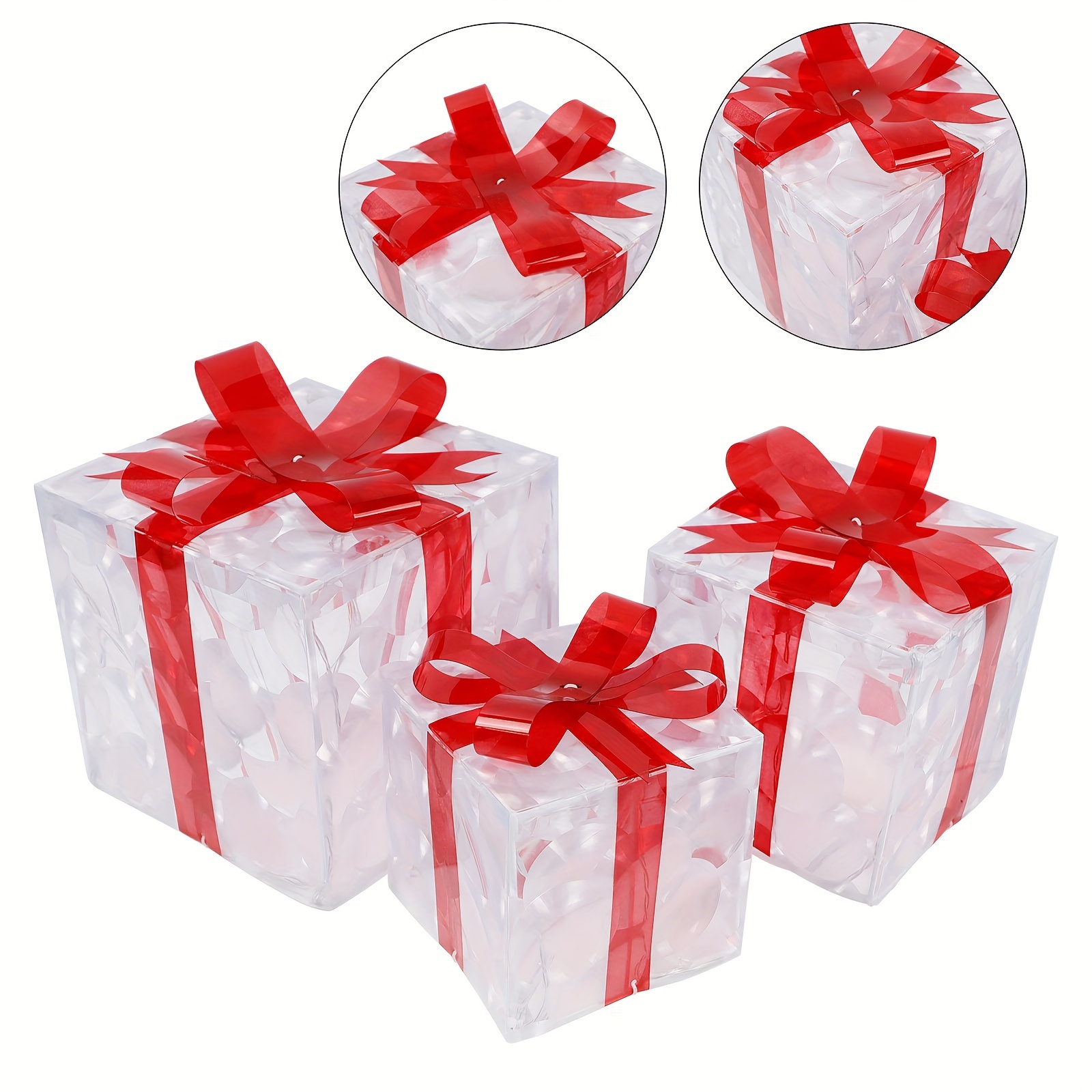 Christmas Lighted Gift Boxes Outdoor Indoor Christmas - Temu