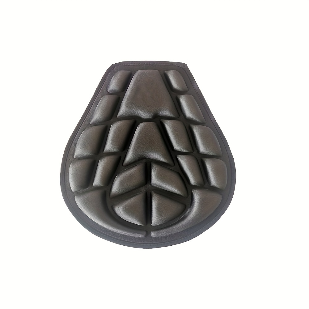 TEMU Anti-slip Motorcycle Seat Cushion With 3d Shock Absorption - Durable, Breathable Cover, Sun Protection, Fits Most Motorbikes And Scooters, Motorcycle Accessories