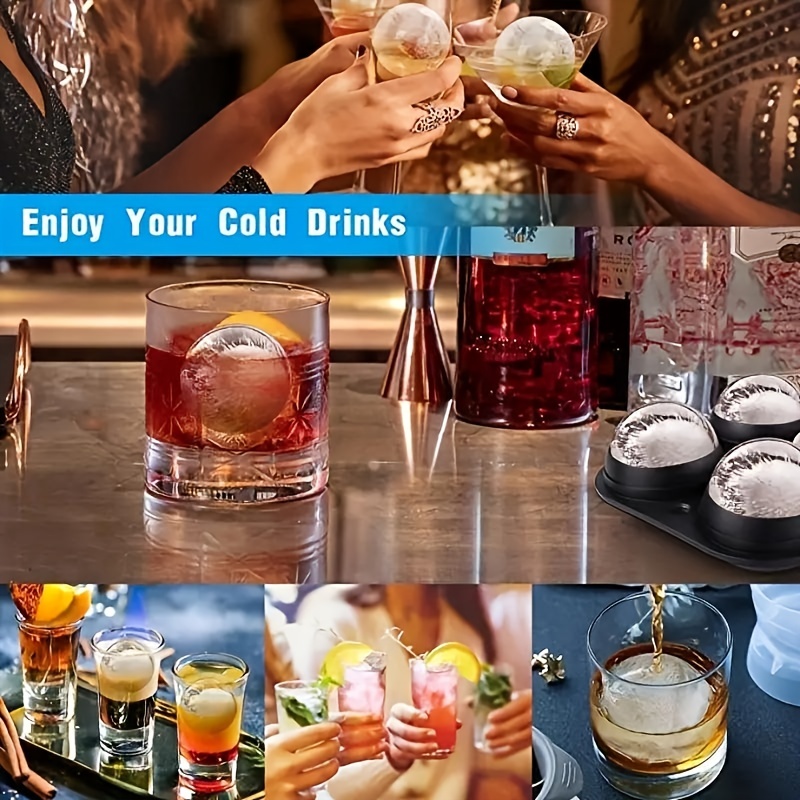 Whisky Drink Ice Ball Cube Maker Mold Shapes Silicone Ice Cube
