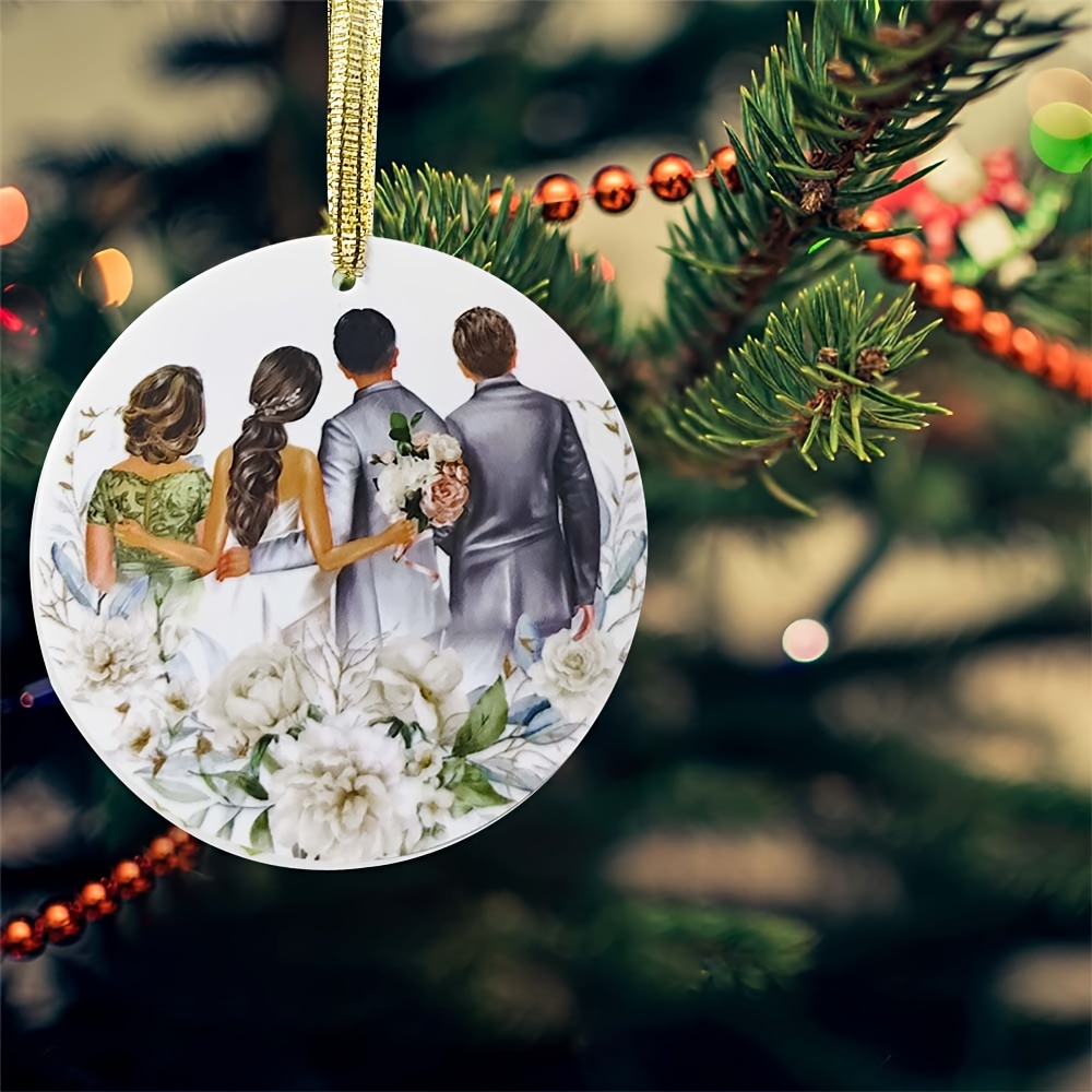 Personalised wedding deals christmas decorations