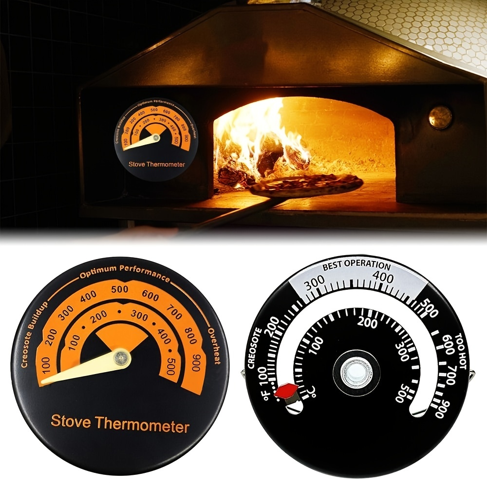 Magnetic Stove Thermometer Oven Temperature Meter For Wood Burning