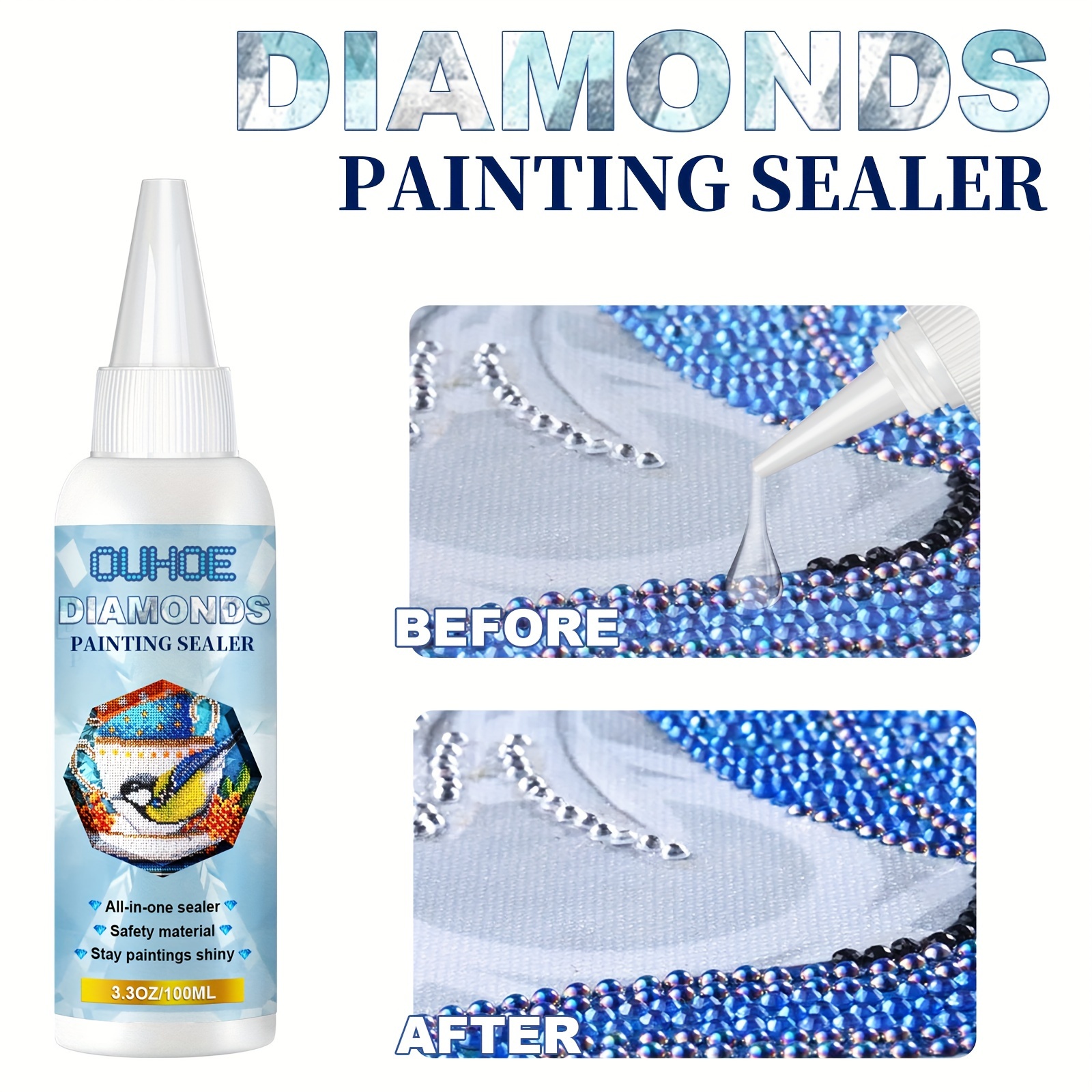Handicrafts Diamond Painting Sealant Diamond Painting Oil Painting  Protective Adhesive 5d Diamond Painting Puzzle Sealant - Temu Germany