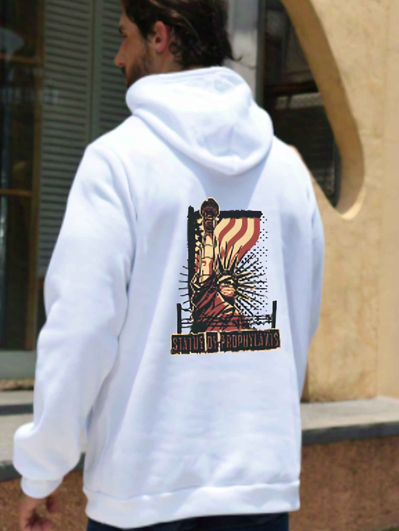 Off white statue of liberty online hoodie