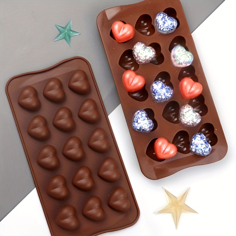 Silicone Shaped Candy Mold Chocolate Treat Assorted Shapes Party Holiday  NEW