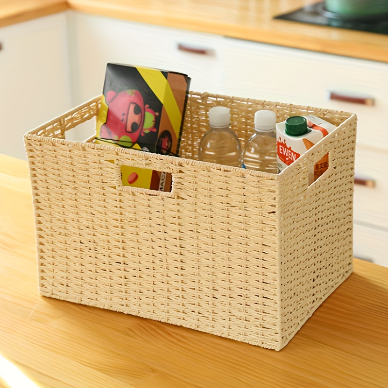 Storage Bins Basket Storage Sundries Box Basket Plastic - Temu