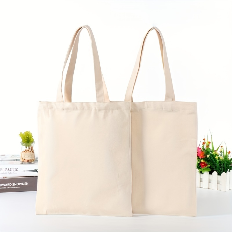 Women Men High-Quality Canvas Tote Bags