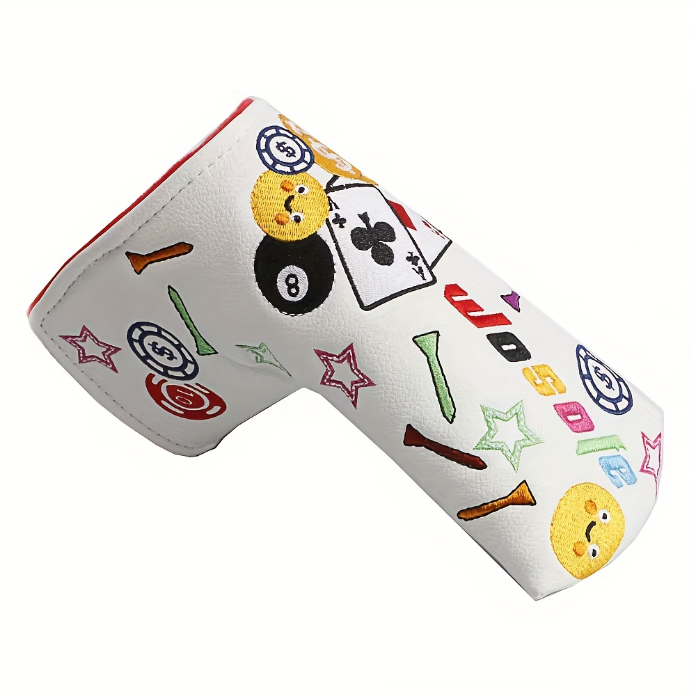 

1pc Premium Leather Golf Putter Sleeve - Protect Your Club And Improve Your Game