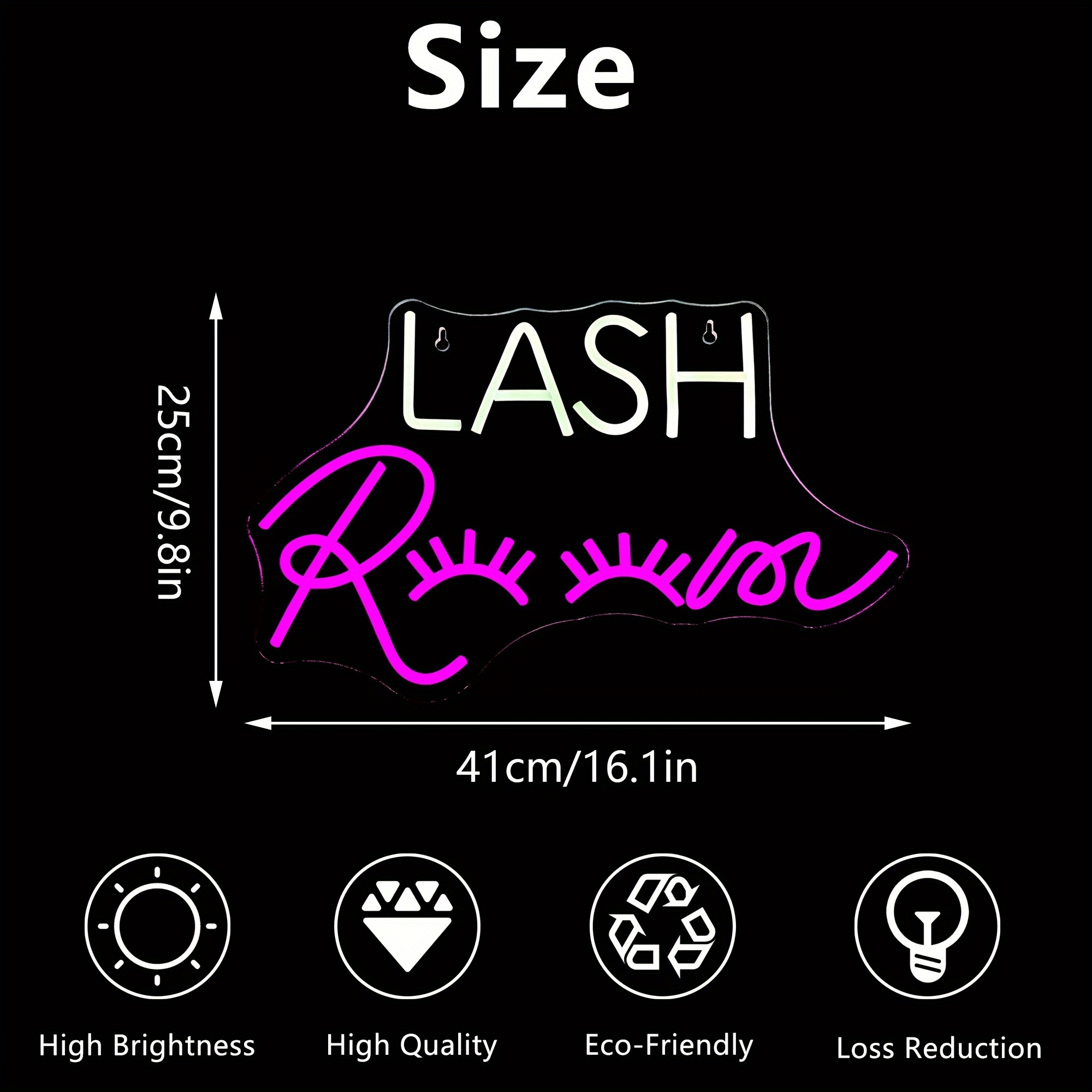 Lash Studio Neon Sign Lashes Room Decor Led Neon Light - Temu