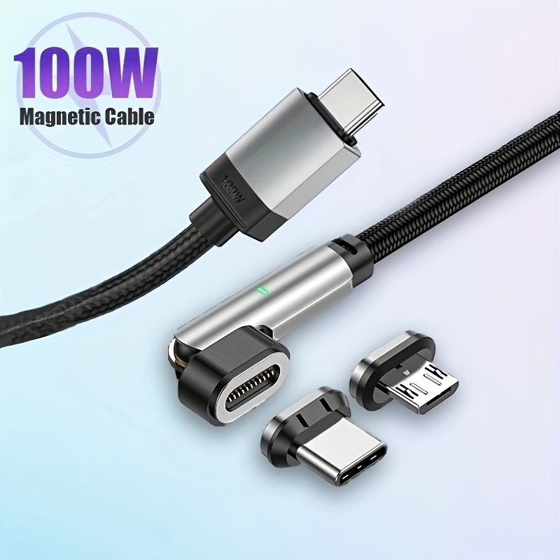 Câble chargeur magnétique 3 en 1 iPhone Samsung