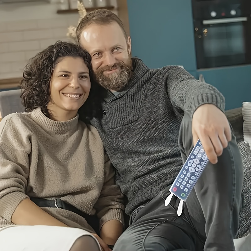 1pc Luminous Silicone Remote Control Cover, Rabbit Ears Dustproof Anti-Fall Protective Case for TV and Air Conditioner Remotes