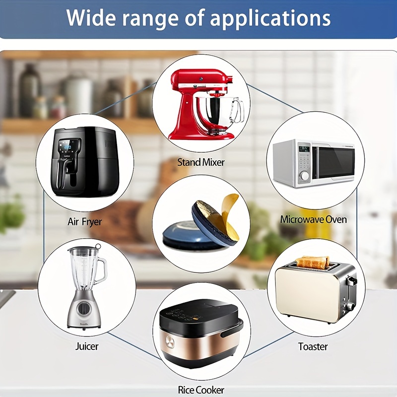 24Pcs Appliance Sliders Kitchen Appliances Small Appliance Slider for  Countertop