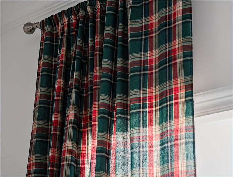 1    christmas curtain       invisible rod partition curtain bedroom   room holiday atmosphere decorative curtain details 7