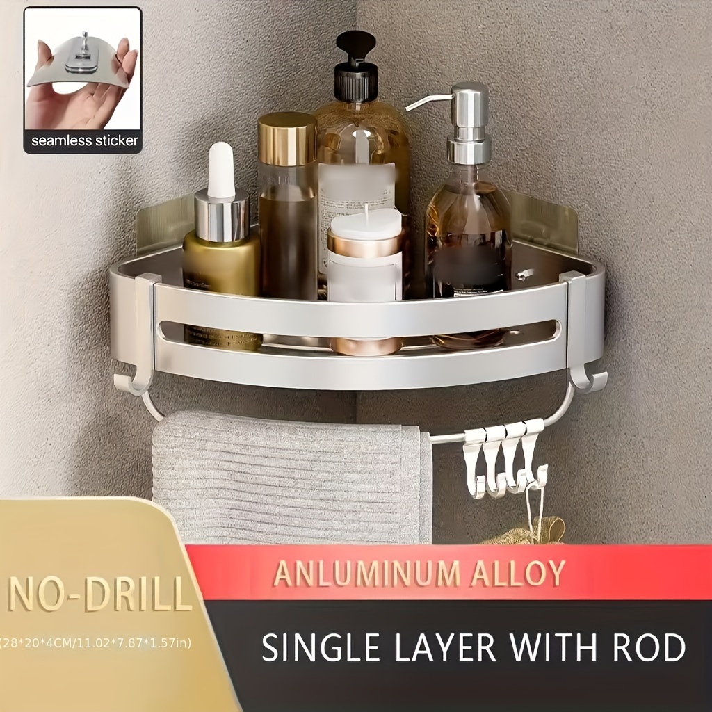 Buy Kreher No-drill Bathroom Shelf 'venta', Aluminum Shower-shelf