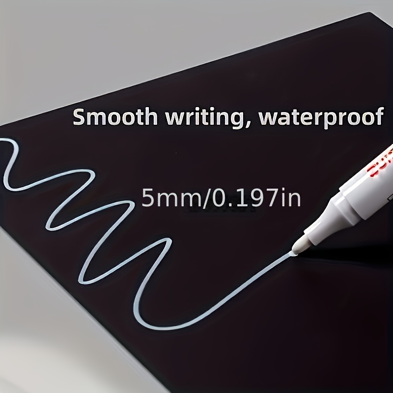 White Waterproof Low Odor Chalk Markers,liquid Marker,dry Erase Markers For  Blackboard,chalkboard Pen - Temu United Arab Emirates