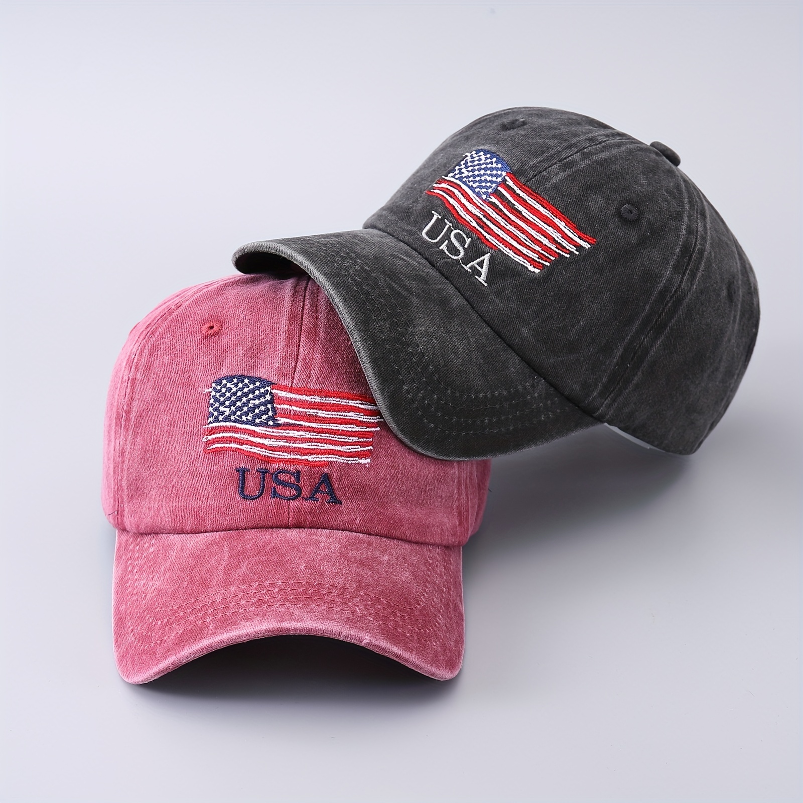 Gorras Béisbol Diseño Bandera Estadounidense Hombre, Ideal Senderismo Aire  Libre, Pesca, Turismo, Deportes Aire Libre, Camionero, Regalos Día Padre -  Joyería Accesorios - Temu