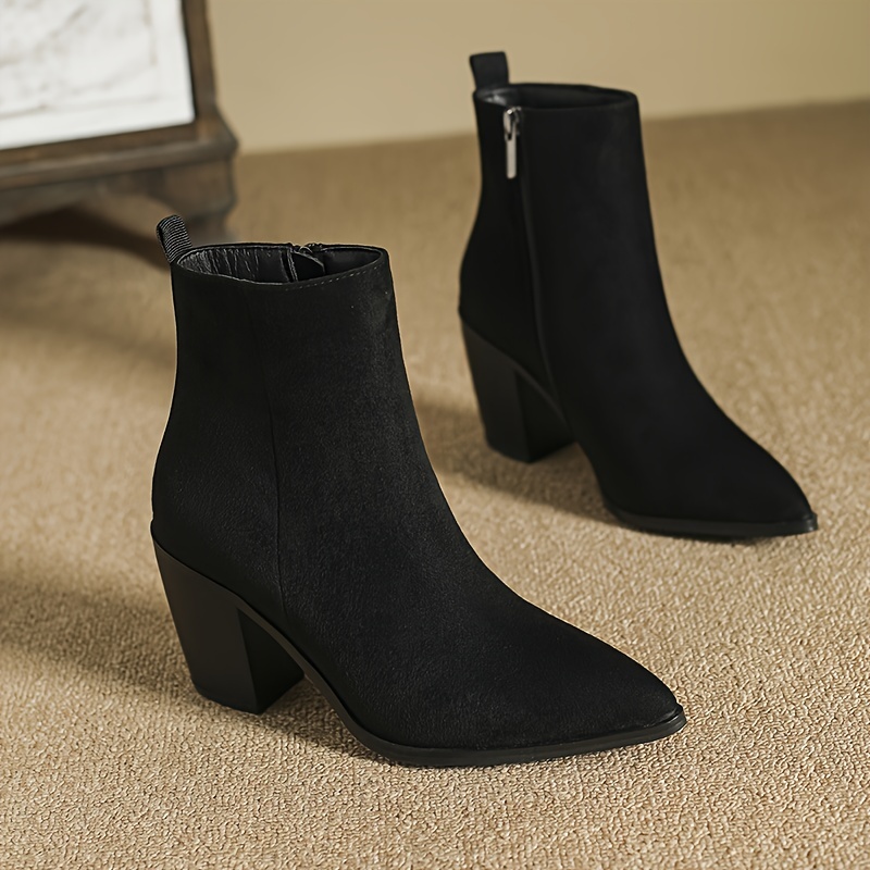 Black comfy clearance booties