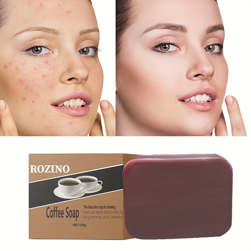3pcs 100g Coffee Essential Soap Clean Moisturizing Bath Soap