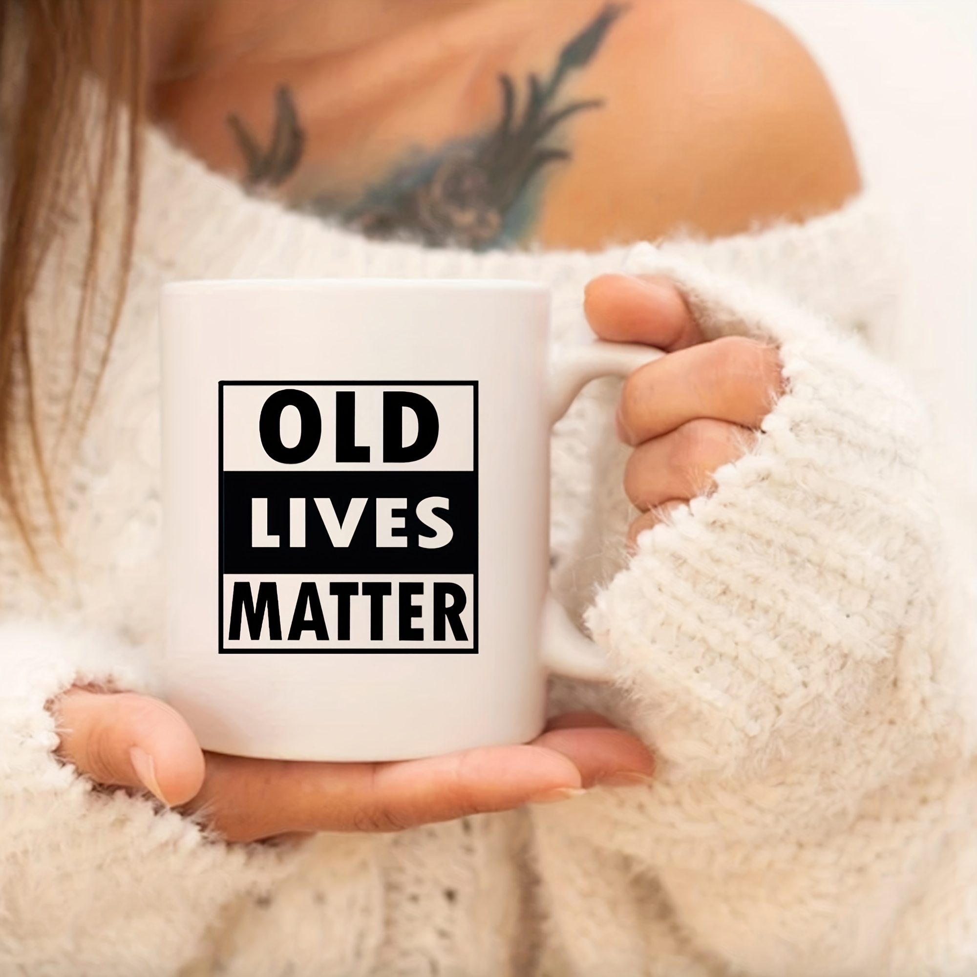 Old Lives Matter Coffee Mug - Funny Birthday Or Retirement Gift For Senior  - Gag Gift For Mom, Dad, Grandma, Grandpa- Novelty Coffee Mug For  Grandparents - Ceramic Coffee Mug - Temu