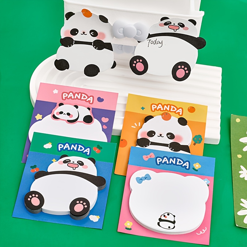 Each Cute Cartoon Panda Sticky Notes - Temu