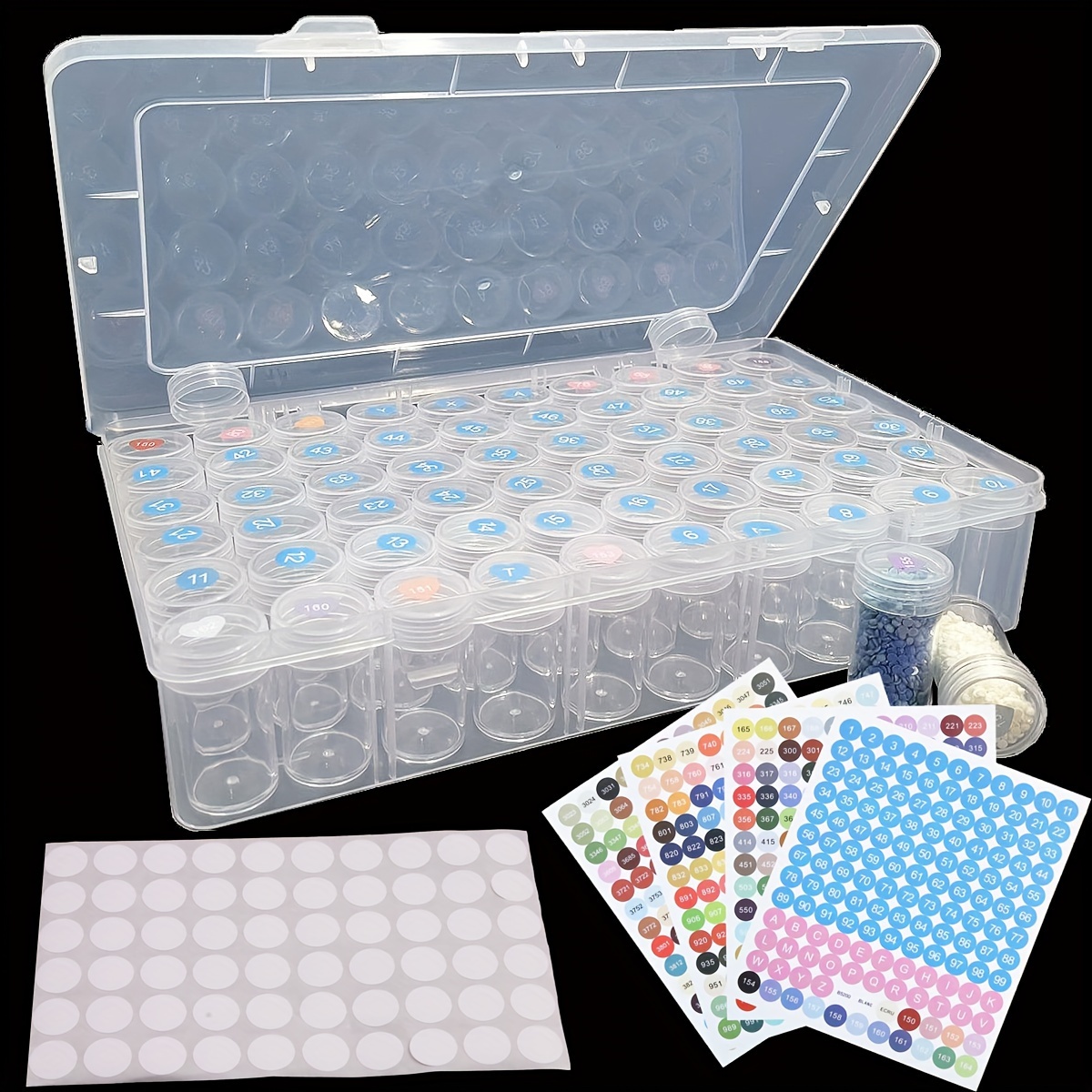 ARTDOT Diamond Painting Storage Containers 30/60/120 Slots Diamond Art  Accessories and Tools for 5D Diamond Painting Kits - AliExpress