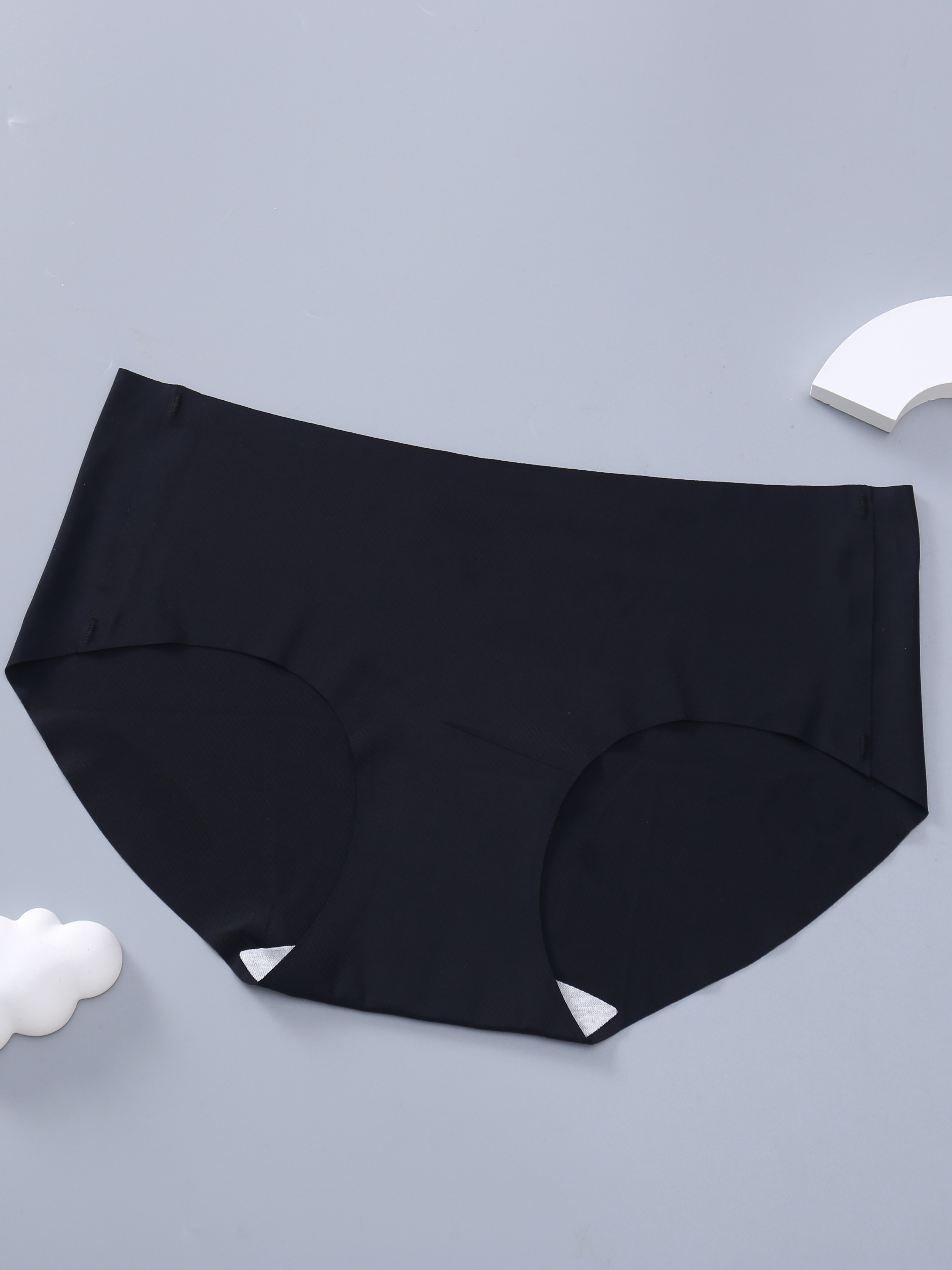 Soft Comfortable Briefs Panties Seamless Solid Panties - Temu