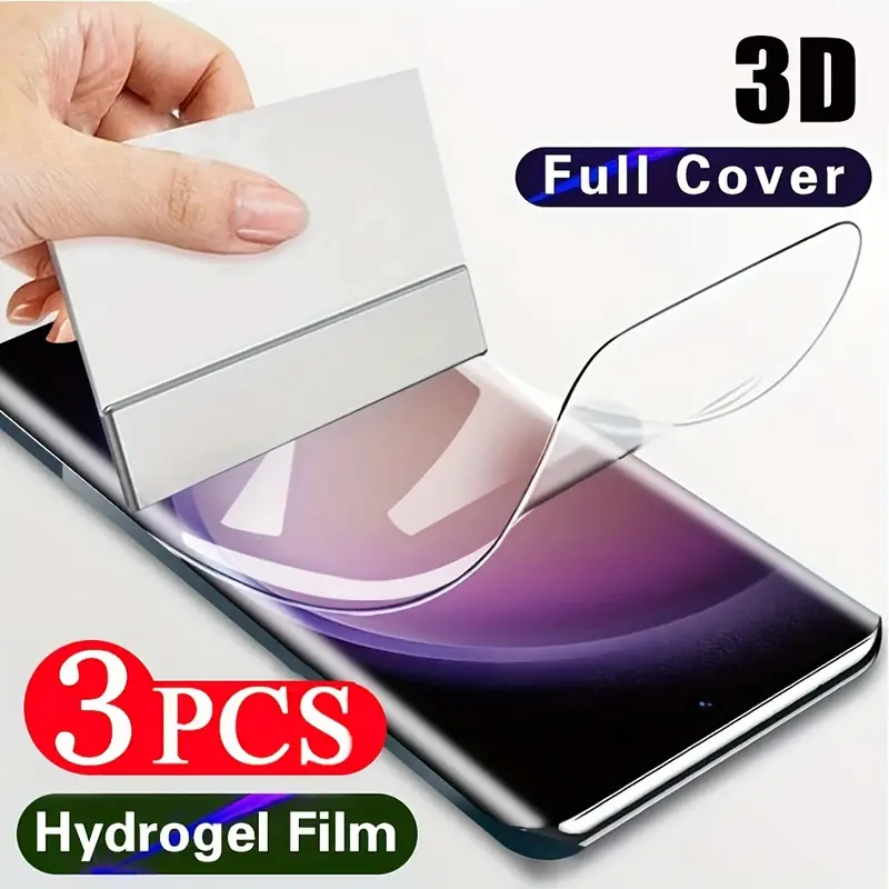 3pcs Films De Protection D'écran Pour Téléphone Portable À Haute Définition  Contre La Condensation D'eau, Adaptés Pour Samsung S8/S9/S10E/S10+/S10