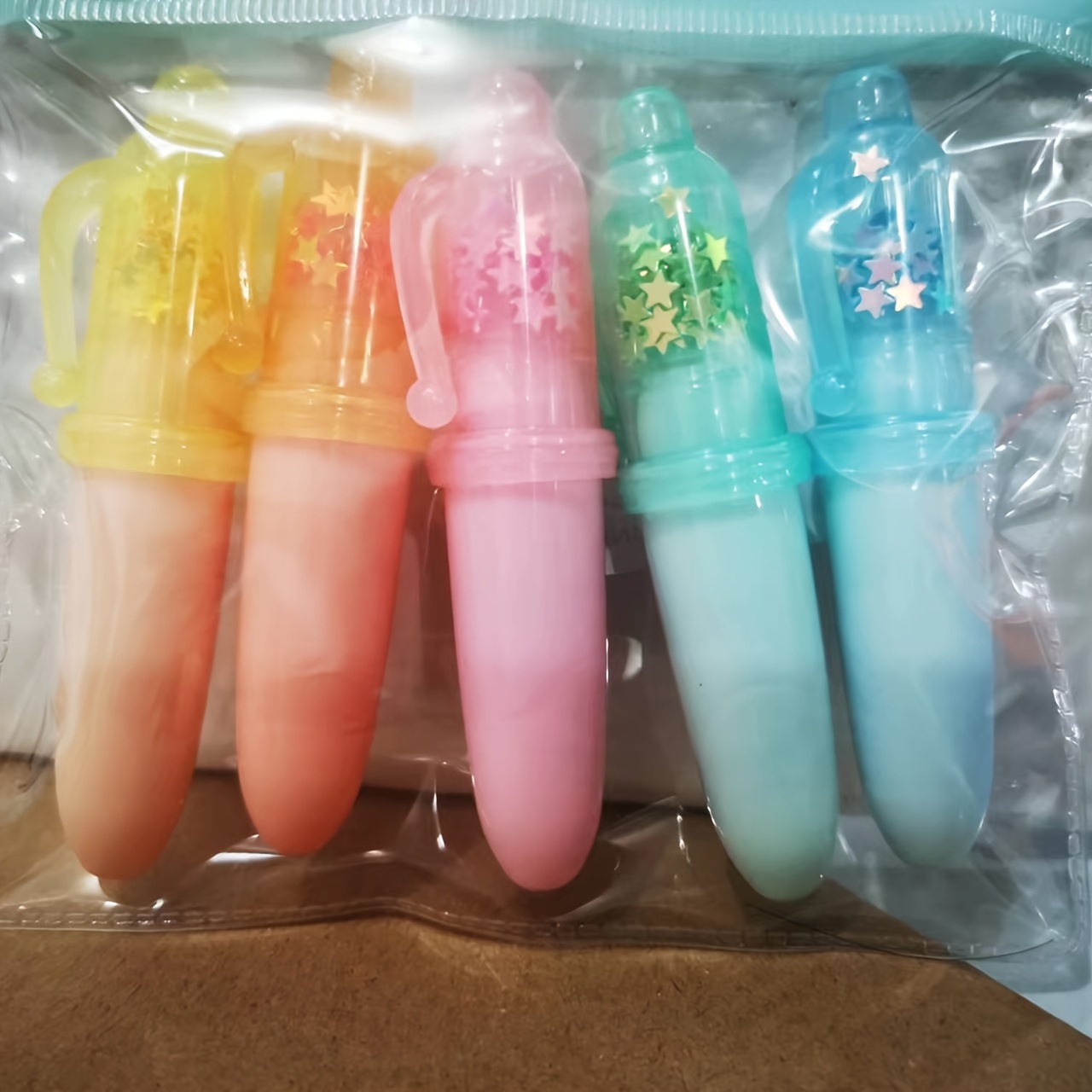 qucoqpe School Supplies Highlighters Mini Color Highlighter Cartoon Style  MINI 4 / 5 / 6 Colors Available 10ML Highlighter Pens