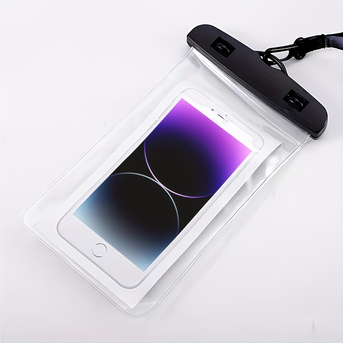 Funda impermeable universal mejorada, 2 bolsas impermeables para teléfono  móvil compatibles con teléfonos de 6,5 pulgadas (negro y azul)