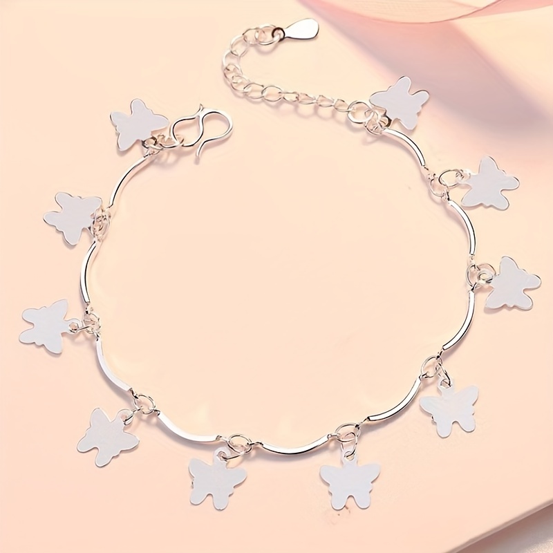 Sweet Zircon Heart Bracelet for Female Adjustable Ins Niche Design Korean  Style Simple Personalized Small Heart