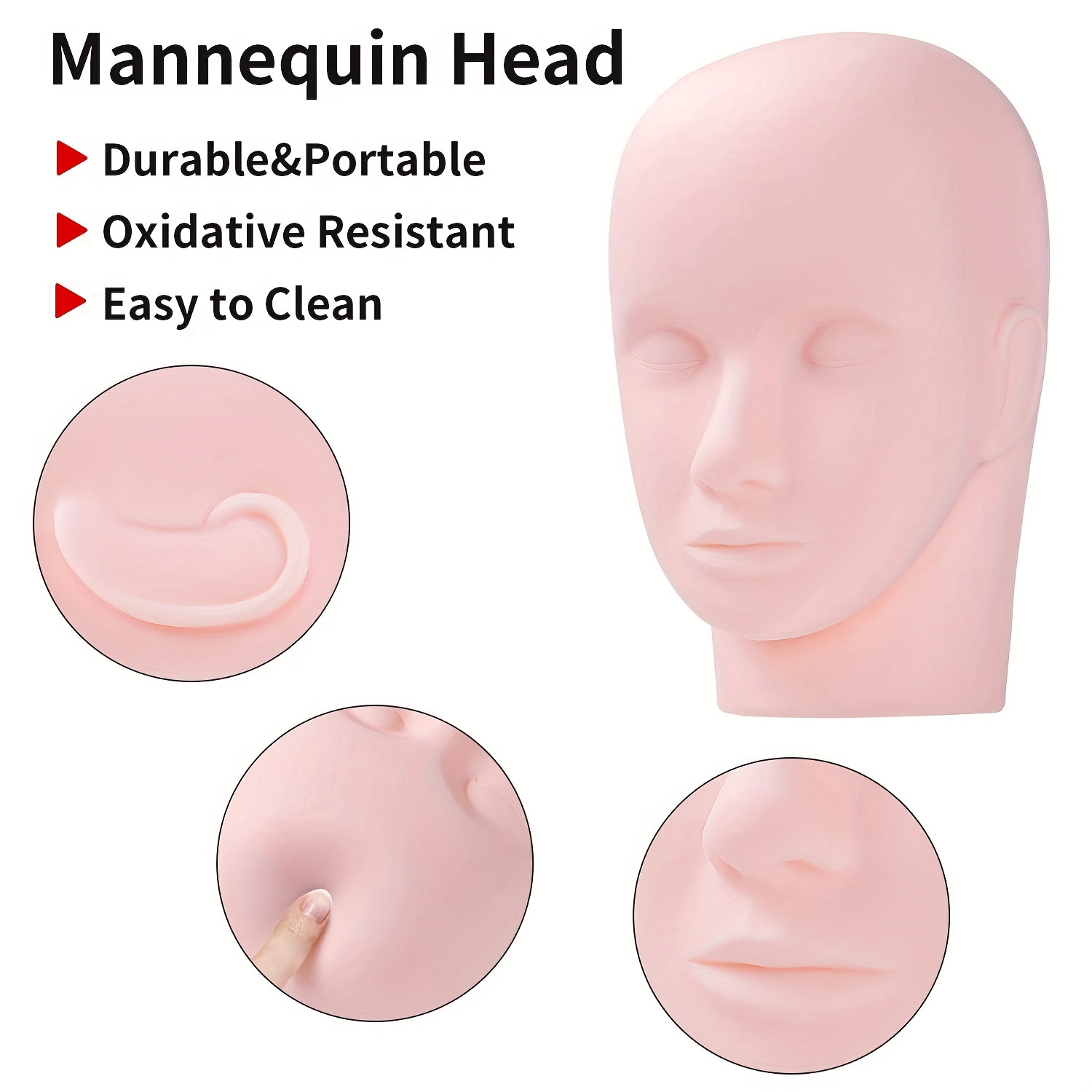 Makeup Mannequin Head for Practice Cosmetology Massage Training
