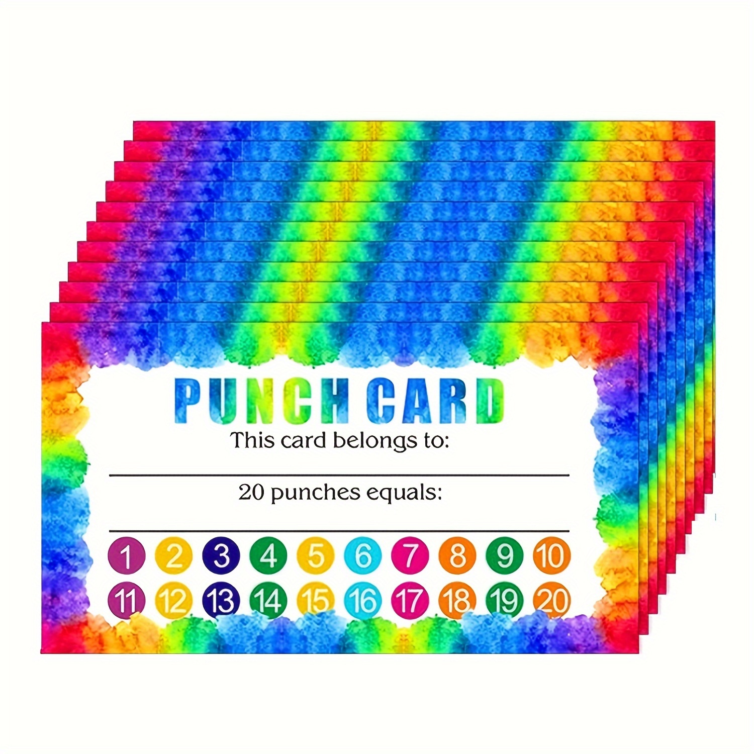 Punch Cards Suitable For Classroom Student Behavior Reward - Temu