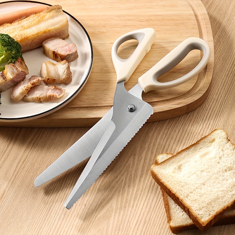 Kitchen Scissor Shear Knife Chicken Bone Meat Multifunctional Magnetic  Cover Cut