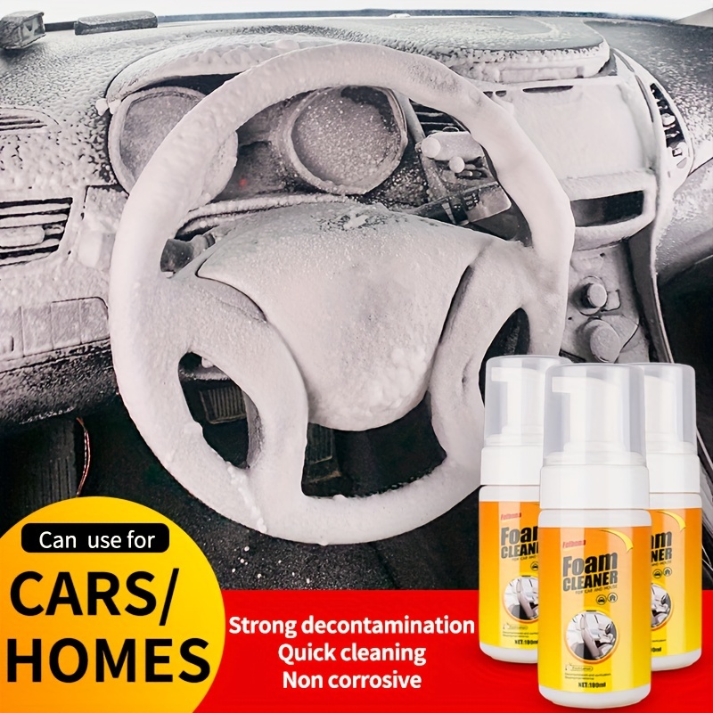 KEEDIN Car Interior Foam Cleaner Car Household Use Decontamination Cleaning  Seat Leather Multi-functional Cleaner