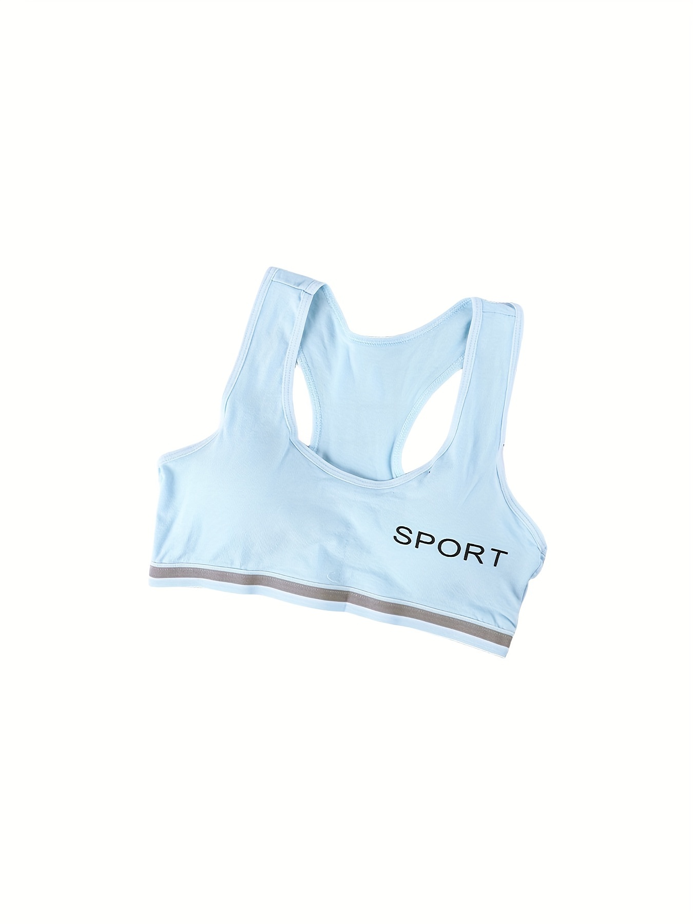 Girl's Sports Bra Breathable Comfy Underwear Teens 12 16 - Temu