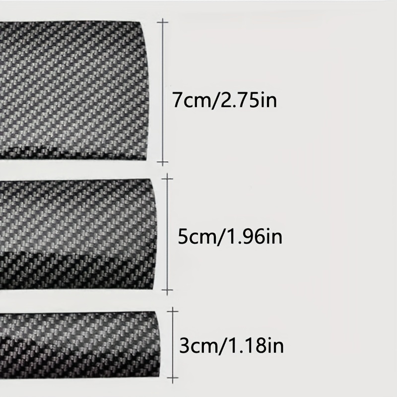 3d Carbon Faser Aufkleber Auto Schwelle Schutz Film Anti - Temu