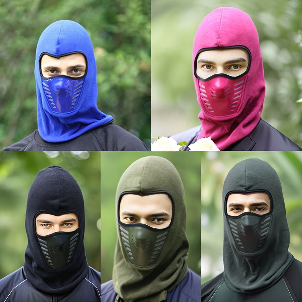 Adult Unisex Open Face Mask Cosplay Head Cover Stretchy Hood Headcover Gift