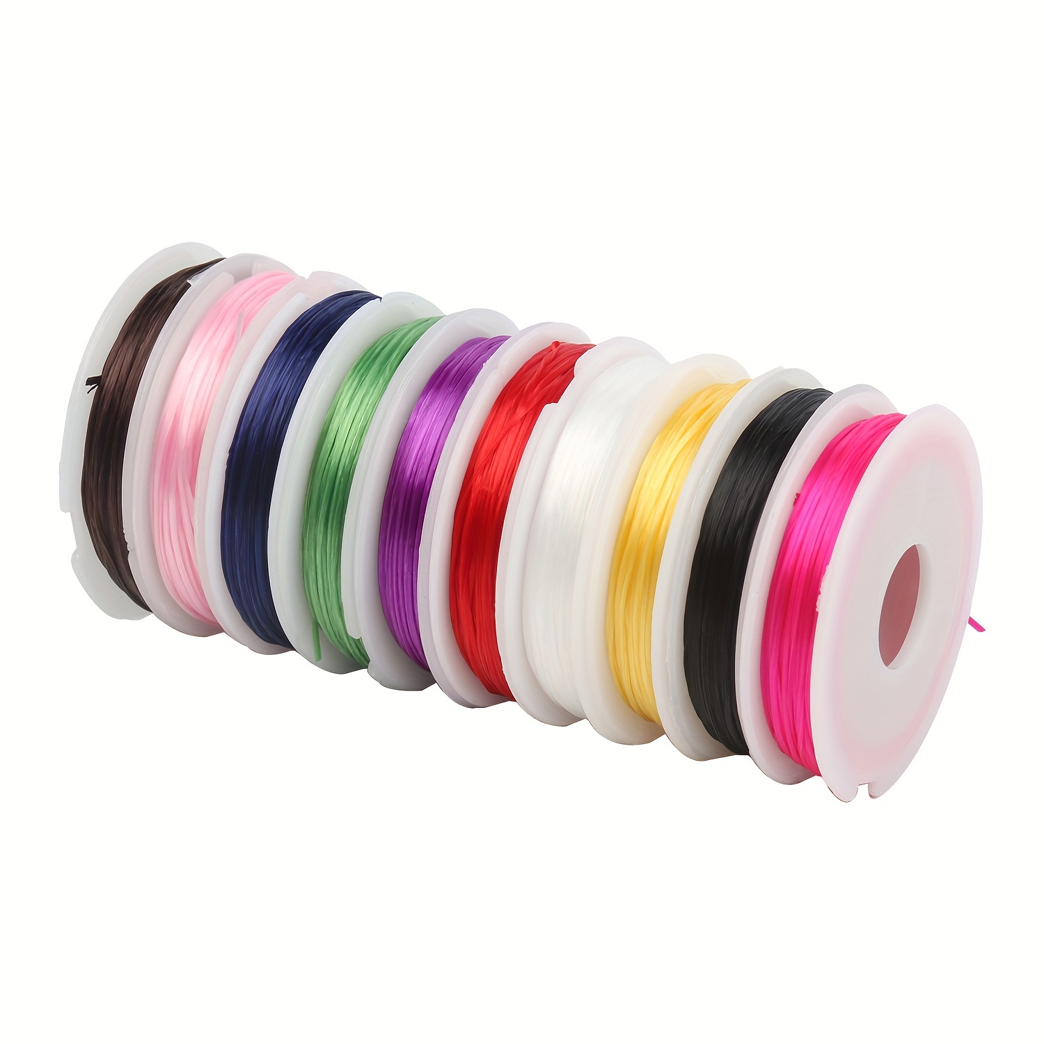 10Rolls 2MM 10 Colors Nylon Macrame Cord Chinese Knotting Braided