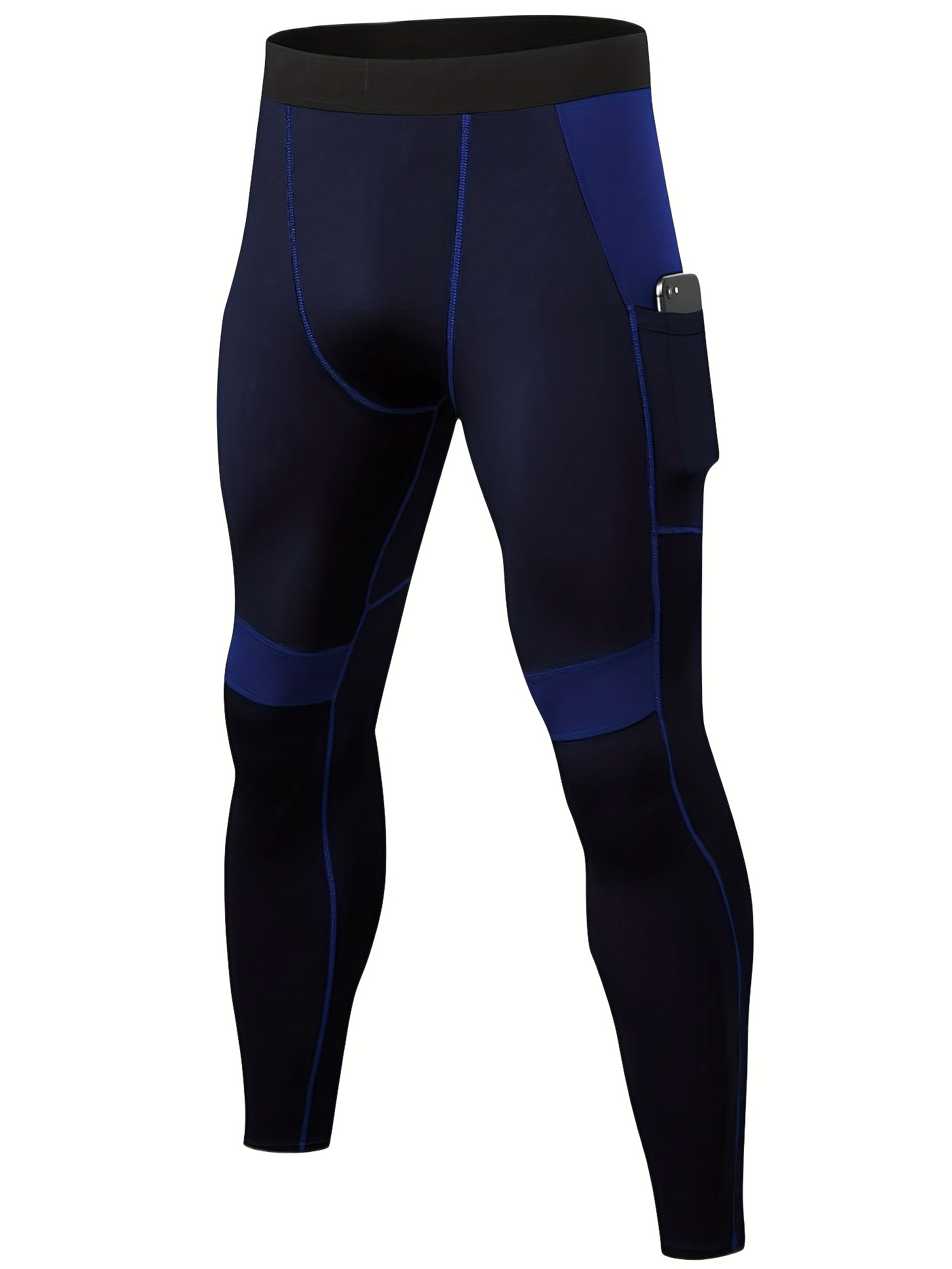 Men's High Waist Compression Legging Breathable Tights - Temu Canada