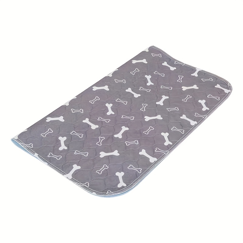 Washable And Reusable Pee Pads For Dogs, Bone Pattern Waterproof