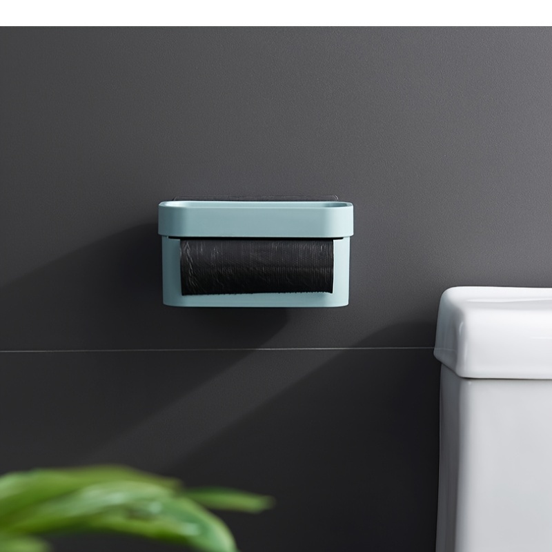 Wall Mounted Trash Bag Dispenser Organizer Conveniently Store and Dispense Garba