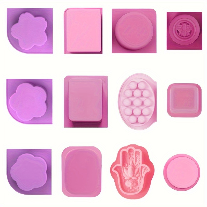 4 cavity Soap Mold Square Silicone Mold For Diy Aromatherapy - Temu United  Arab Emirates