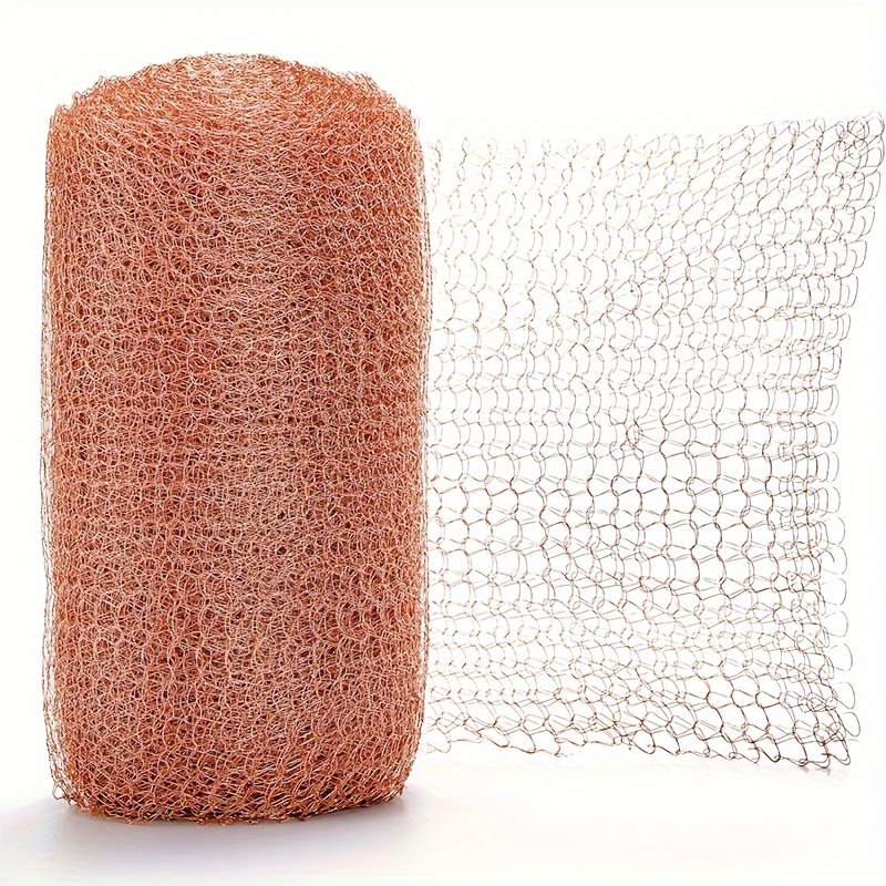 Wire Mesh Maille Métallique, 12.7cm x 3m Maille de Cuivre Filet en Cuivre  Grillage Anti Rongeur Treillis en Cuivre pour Escargots Souris : :  Jardin